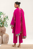 3-Pc Embroidered Shirt with Plain Trouser and Zari Lawn Dupatta EDP-3-007